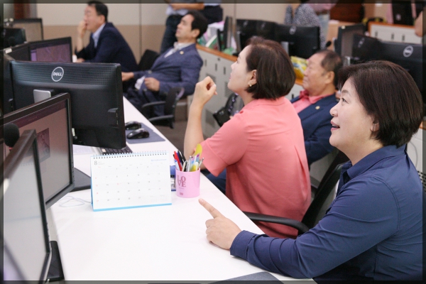 도시건설위원회 현장방문-도시통합관제센터
