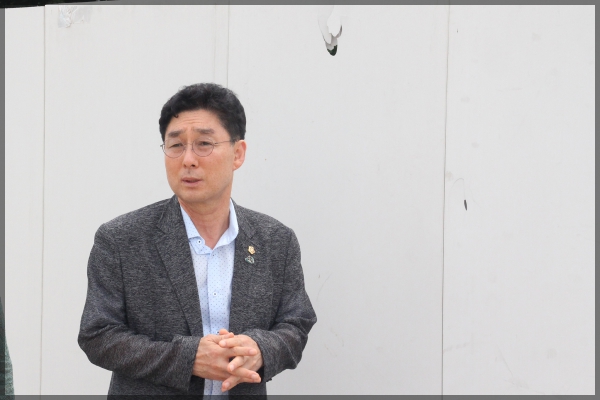 개운산 현장시찰(강동길시의원 오중균위원장)