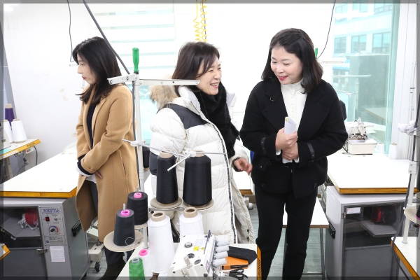 예산결산특별위원회 현장방문-장위패션봉제지원센터