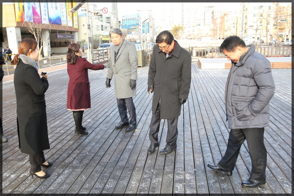 행정기획위원회 현장방문-구청바람마당, 분수마루