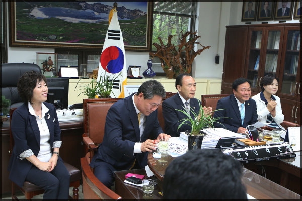 광주광역시 5개 자치구의원방문