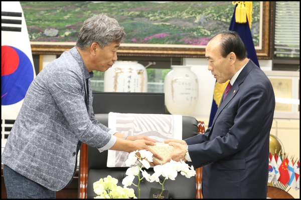 영월군의회 의장내방