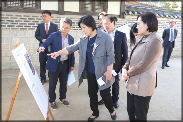 도시건설위원회 현장방문-도시계획시설학교