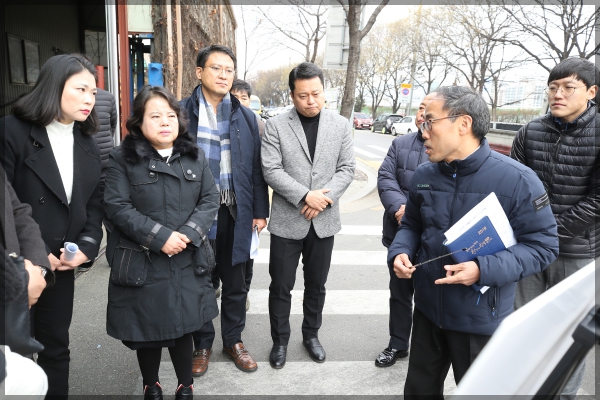 예산결산특별위원회 현장방문-성북재활용 선별장