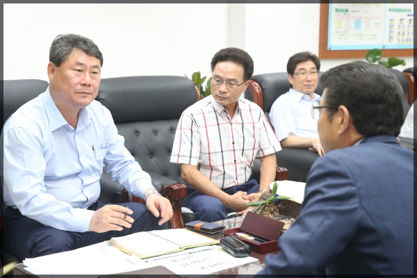 자율방재단연합회 면담