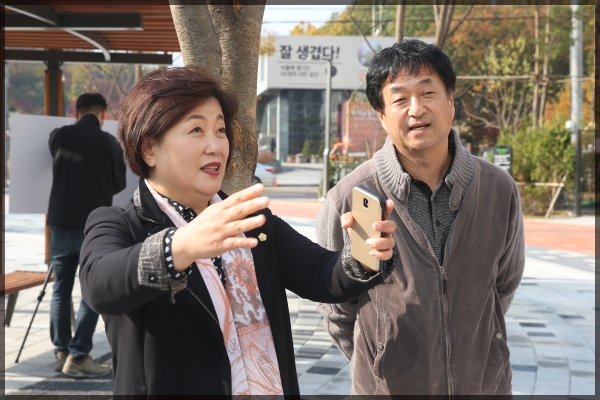 도시건설위원회 현장방문-상길례문화공원