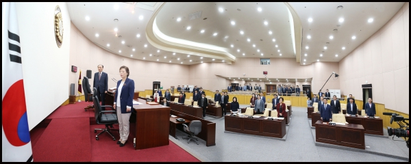 제261회  성북구의회 정례회 개회식 제1차  본회의