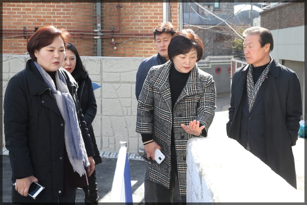 도시건설위원회 현장방문-장위동 공영주차장