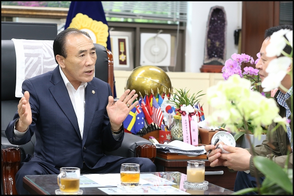 임태근의장 시사프리신문 인터뷰