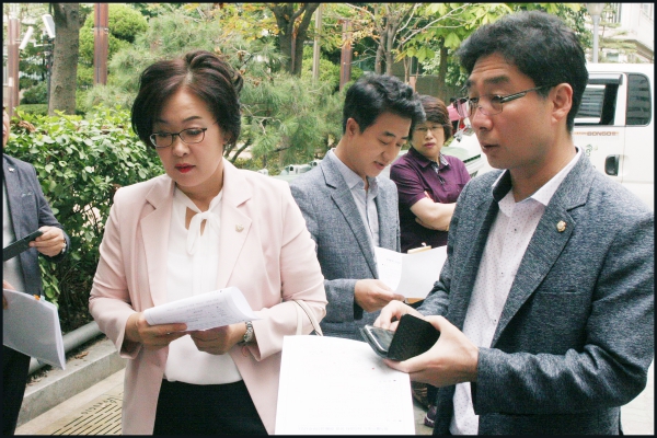 정기획위원회 현장방문-삼선푸르지오 아파트