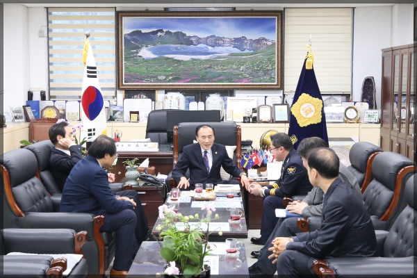 종암경찰서장 방문
