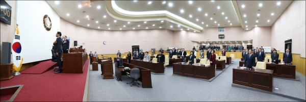  제265회 성북구의회 임시회 본회의  개회식 제1차