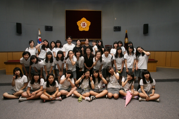 2011. 07. 08(금) 한성여중 의회 견학