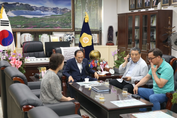 보성군 기획예산실 방문