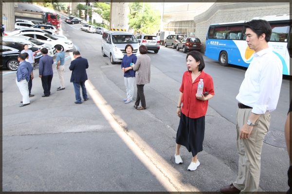 도시건설위원회 현장방문-정릉천