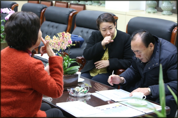농아인협회 성북구지부장방문