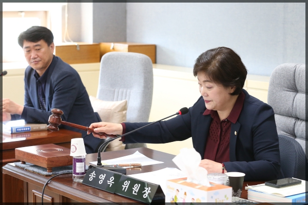 제256회 성북구의회  임시회 상임위원회 도시건설위원회1차