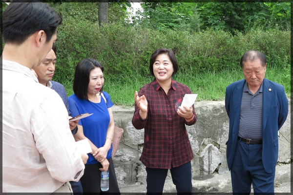 도시건설위원회 현장방문-월곡초등학교