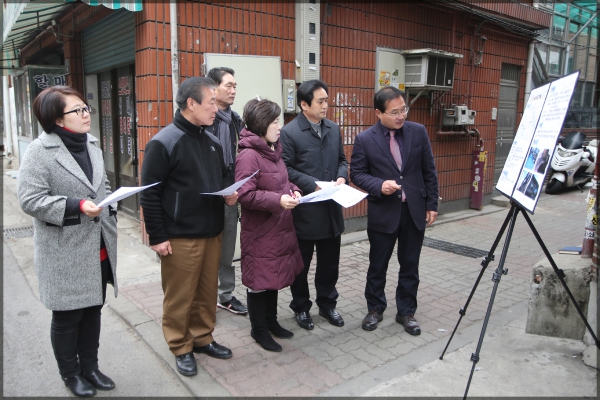 도시건설위원회 현장방문 하월곡동(구 숭곡시장)