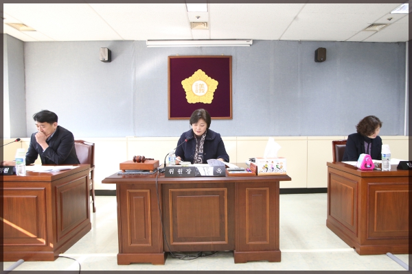 제247회 성북구의회 임시회 상임위원회 도시건설위원회3차