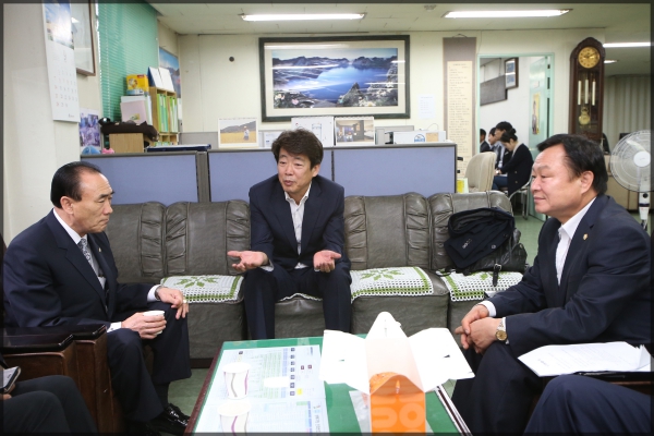 새정치 민주연합 성북을 지구당 방문