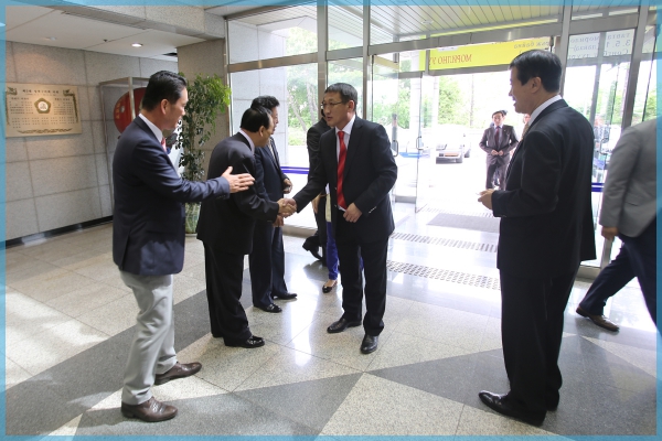 몽골칭길테이구 성북구의회 방문 