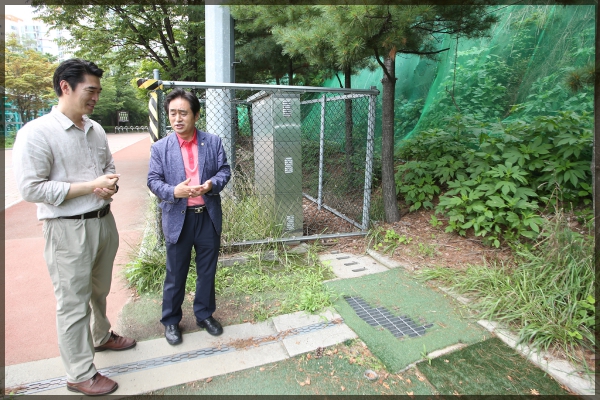 도시건설위원회 현장방문-월곡운동장