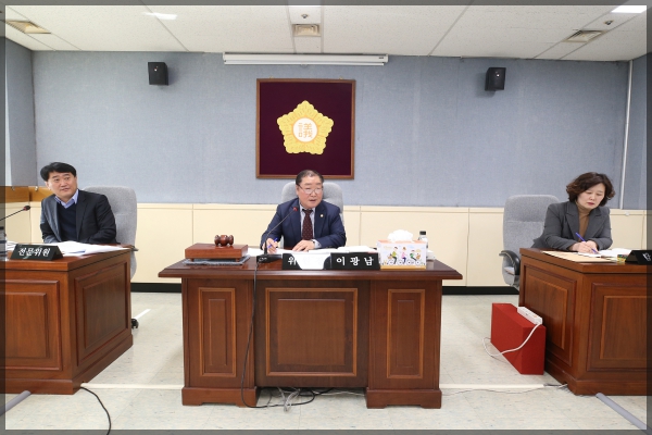 제263회  성북구의회 임시회 상암위원회 제2차 도시건설위원회