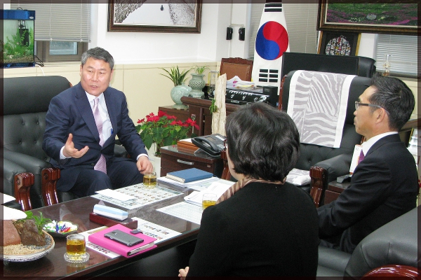 적십자회비 전달식