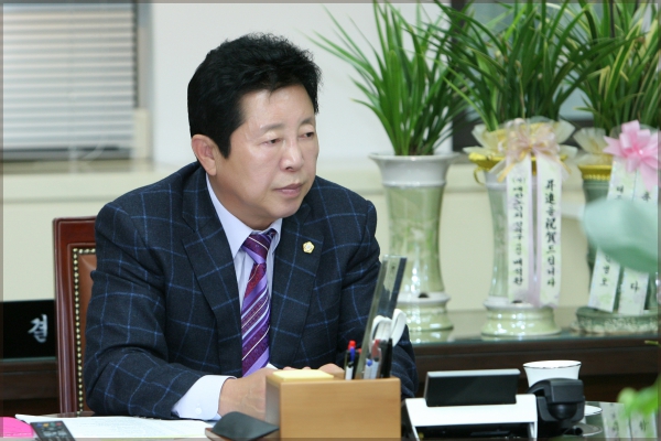 대한노인회 성북지회장 방문