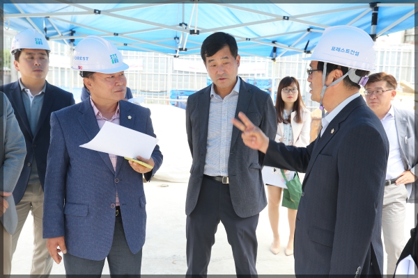 도시건설위원회 현장방문 길음동 문화복합미디어센터