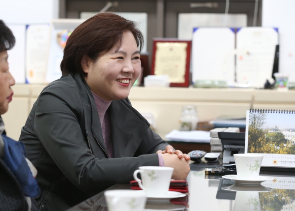 성북구 행복나누미 봉사단 성북구의회 방문