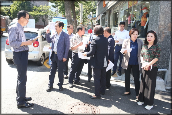 도시건설위원회 현장방문- 정릉동820-2번지 일대