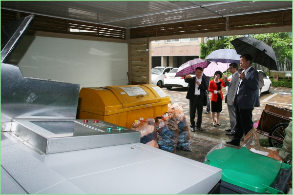 음식물류 폐기물 종량처리(RFID)시범지역 현장방문