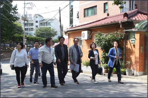 월곡동 삼태기마을 현장방문 -도시건설위원회-