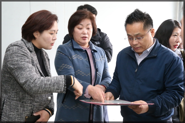 도시건설위원회 현장방문-한천마을