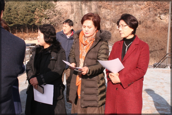 보건복지위원회 현장방문-월곡구민운동장 조성 및 지하주차장 조성지